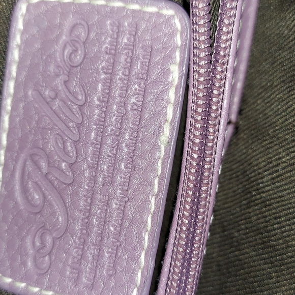 Relic Lavender Purse with Plenty of Pockets & Inserts/GC/Light Wear. - Picture 7 of 10